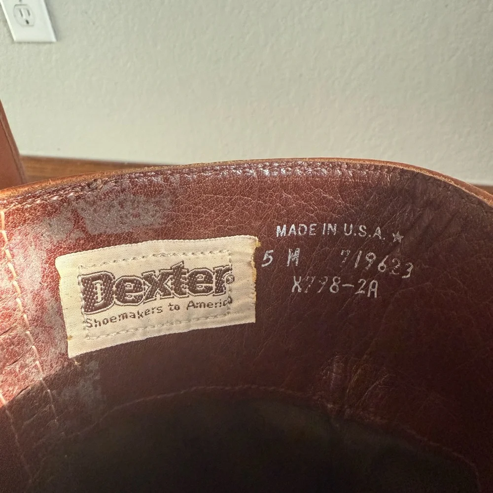 Dexter Brown Heeled Fall Boots - Picture 6 of 6